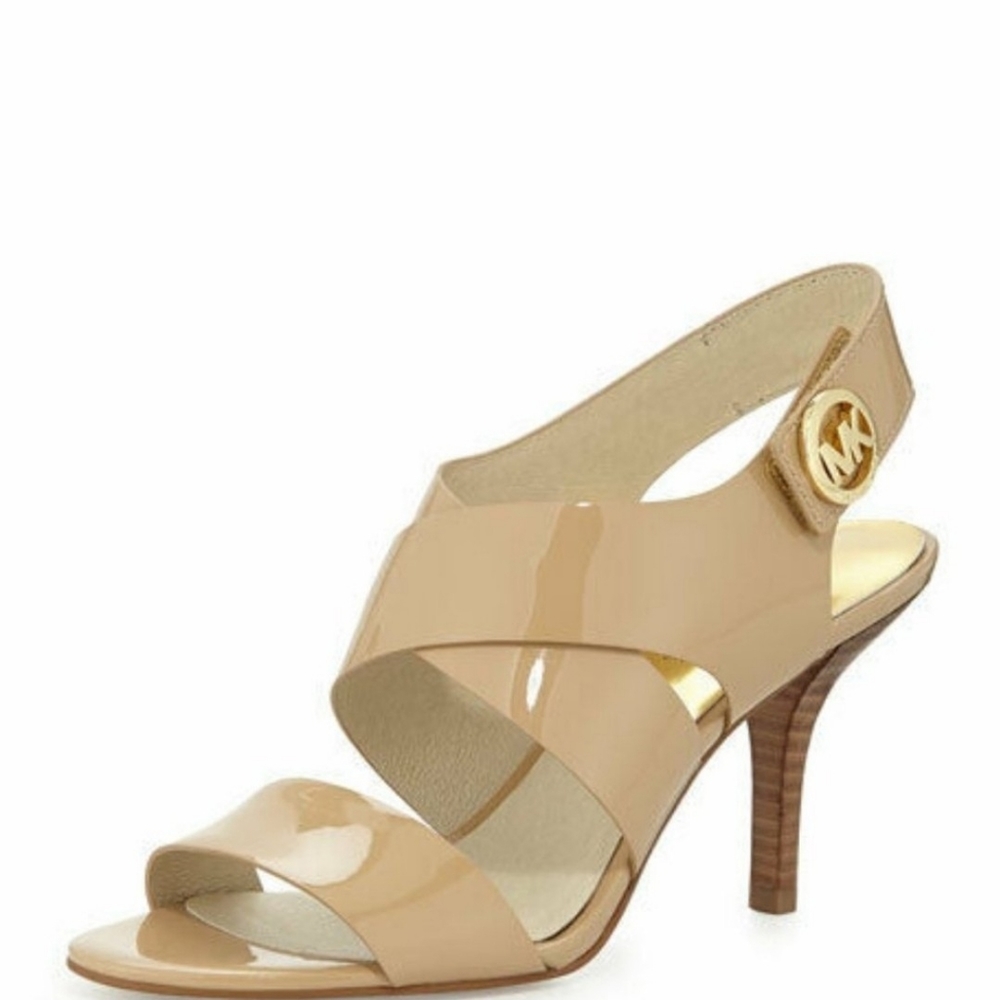 michael kors patent leather heels